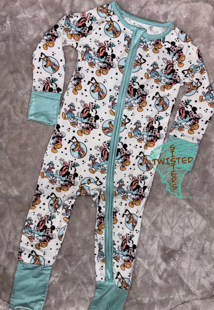 Mouse dog duck baby bamboo sleeper