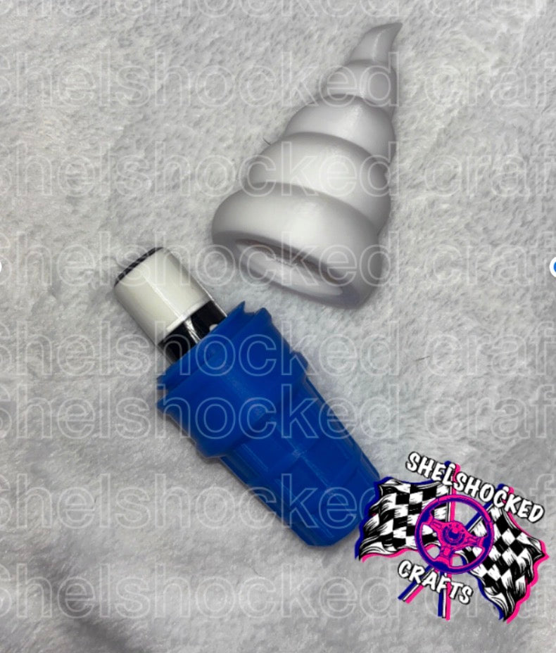 Ice Cream Chapstick Keychain