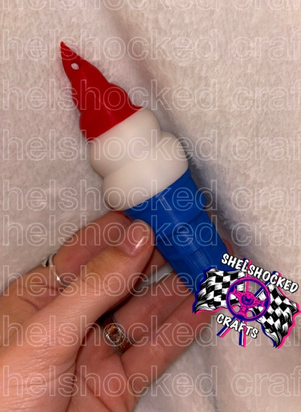 Ice Cream Chapstick Keychain